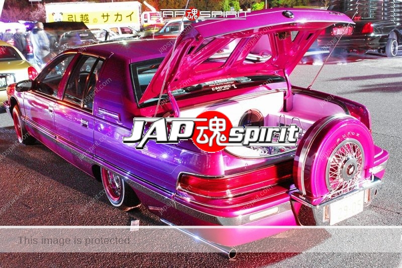 Buick Roadmaster 8th Lowrider style purple color hydraulics system in trunk...
