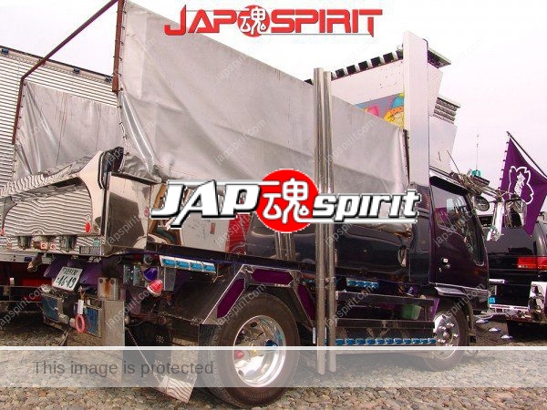 MITSUBISHI Canter, Art truck style dump truck, with Takeyari muffler and gorgeous decorated visor (2)