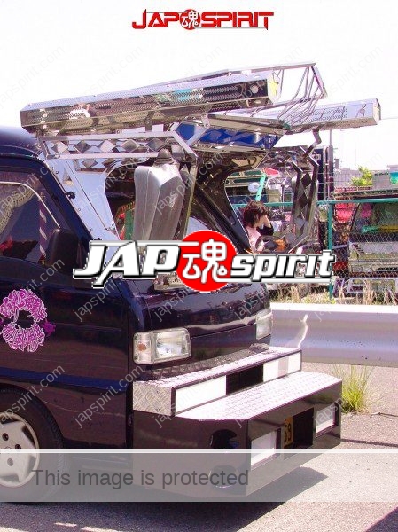 SUZUKI CARRY, Micro car truck, Art truck decoration with Takeyari muffler (2)