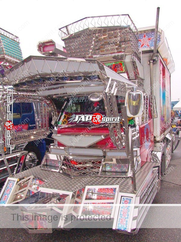 ISUZU Elf, art truck style, team "Kantou rangakai", Bakushinmaru. with Suzuki kougei paint. (6)