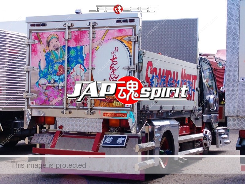 MITSUBISHI FUSO Canter, Art truck, team "Kurayami tokkyu sendan", Chindonya with Suzukikougei paint (3)