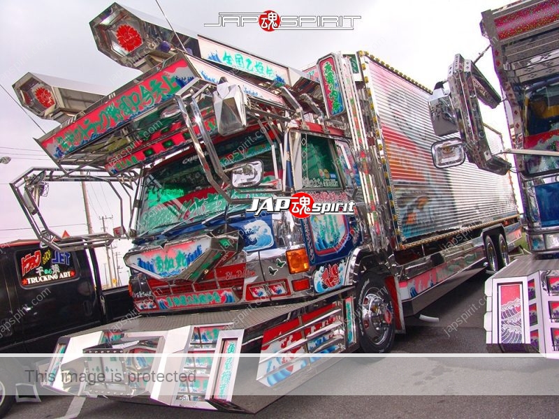 HINO Super Dolphin, art truck style, team "Otohime kai", Yuuka maru. movie car replica (6)