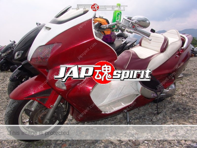 HONDA Forza MF06, Red color and white center line with brown and white color sheet (1)