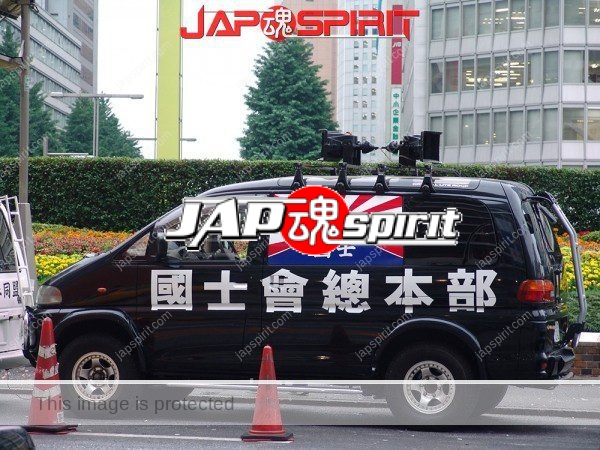 Mitsubishi Delica 4th Cargo, Gaisensha style, right wing car, Loud speaker Sound system (2)