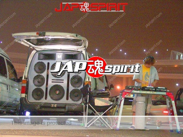 TOYOTA HIACE x100, Sotomuki style sound car, Very good big speaker with DJ (3)