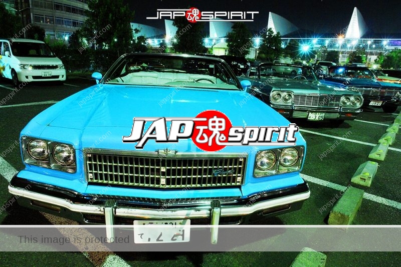 Chevrolet Caprice 2nd Classic convertible light blue at Minatomirai (1)