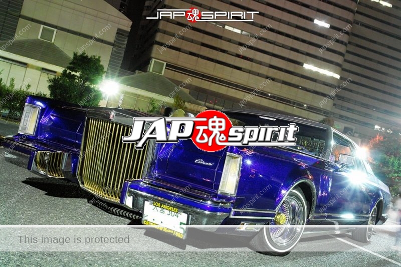 Lincoln Continental Mark VI Signature Series blue color with air brush paint team STYLISTICS (2)