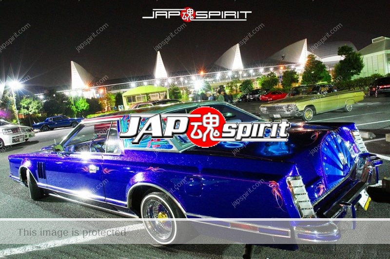 Lincoln Continental Mark VI Signature Series blue color with air brush paint team STYLISTICS (3)