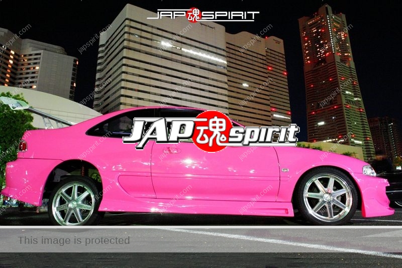 HONDA Civic 5th EG Coupe lowrider style pink color hydraulics (1)