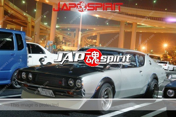 NISSAN Skyline 4th C110, "Kenmeri", Seitouha style, Chinsupo & over fender (3)