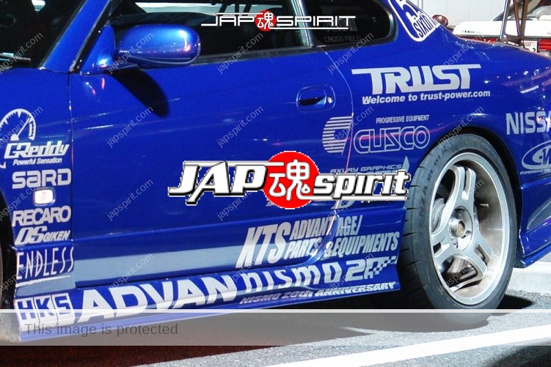 NISSAN Silvia S15, blue color spokon style,with GT wing and vinylgraphic (1)
