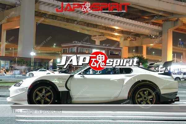 TOYOTA JZA80 Supra, ABFLUG GT-05 Body kit parts, like a GT racing supra, white color (1)