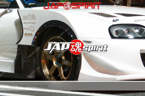 TOYOTA JZA80 Supra, ABFLUG GT-05 Body kit parts, like a GT racing supra, white color (5)