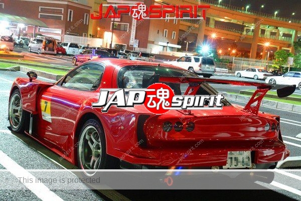 MAZDA RX7 FD, Beautiful blister fender, Red color withGT wing (4)