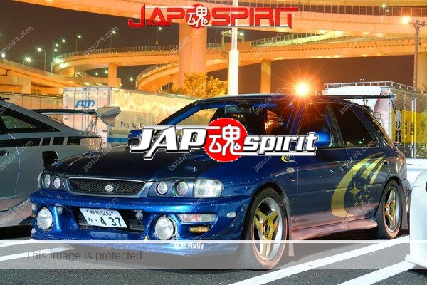 Subaru Impreza 1st GT Sports wagon, Hashiriya style, roll bar is built in with GT wing (2)