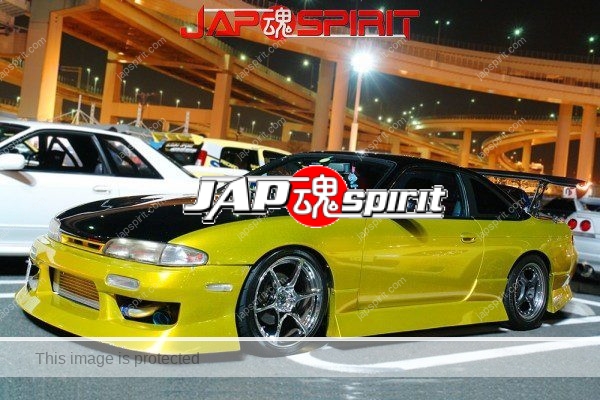 NISSAN Silvia S14, Excellent street drift style, Gold color, GT wing (1)