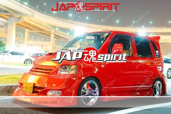 SUZUKI Wagon R 2nd, Dress up style, red color, dynamic forward-jutting spoiler (2)