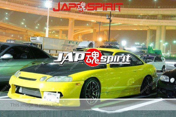 TOYOTA Soara Z30, street drift style, yellow color with carbon bonnet (3)