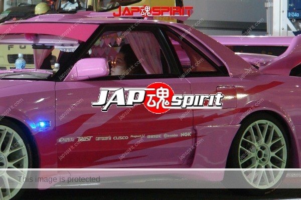 TOYOTA MR2 AW11, Spokon style, stark pink color, Garlish interior, two GT wings (2)