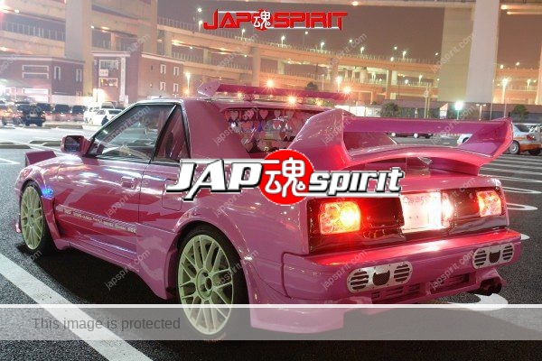 TOYOTA MR2 AW11, Spokon style, stark pink color, Garlish interior, two GT wings (4)