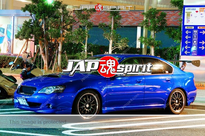 SUBARU Imipreza 4th, blue color with GT wing at Daikoku PA (3)