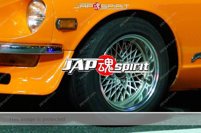 NISSAN Fairlady Z, Z car 1st, S30. Seitouha style, wire wheel, Orange color (1)