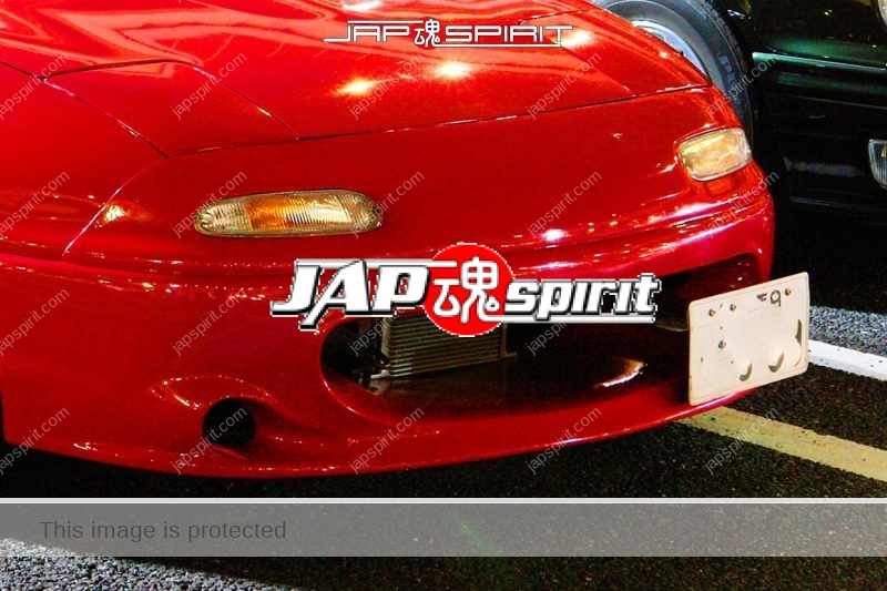 MAZDA Roadster (MX-5) red color gold wheel GT wing (1)