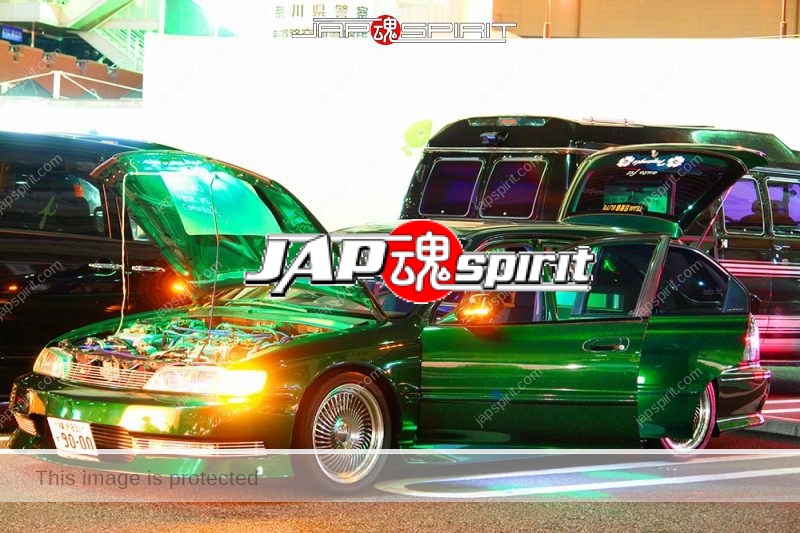 HONDA Accord wagon metallic green with beautiful green lighting up and audio system (6)