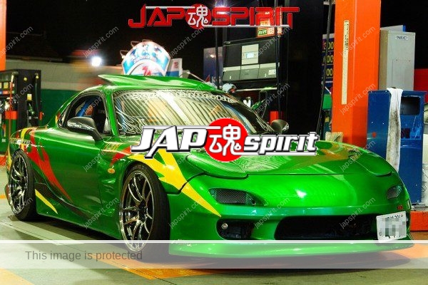 MAZDA RX7 FD, Street drift style. metalic green color team "Auto gallalia". (2)
