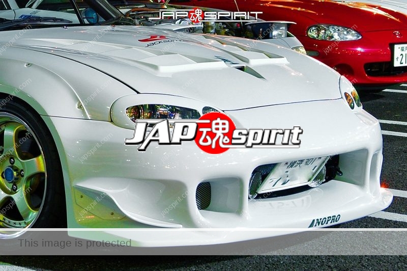 MAZDA EUNOS ROADSTER (MX-5 MIATA) SPOKON white color NB8C Jackson Racing Super Charged (3)
