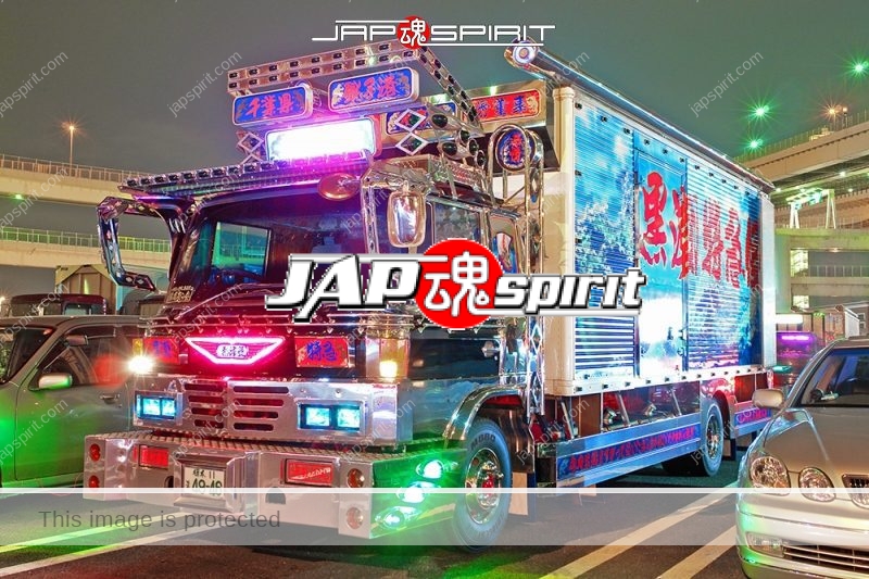HINO Ranger art truck, team Lets GO at Daikoku PA (2)