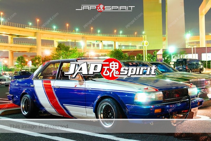 TOYOTA Chaser 3rd x70 Zokusha style blue & white and red vivid color, exposured inter cooler (3)