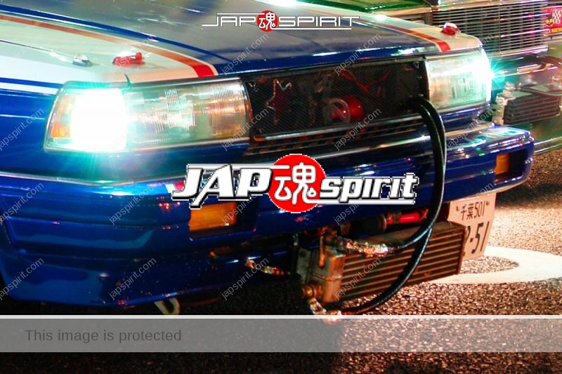 TOYOTA Chaser 3rd x70 Zokusha style blue & white and red vivid color, exposured inter cooler (2)