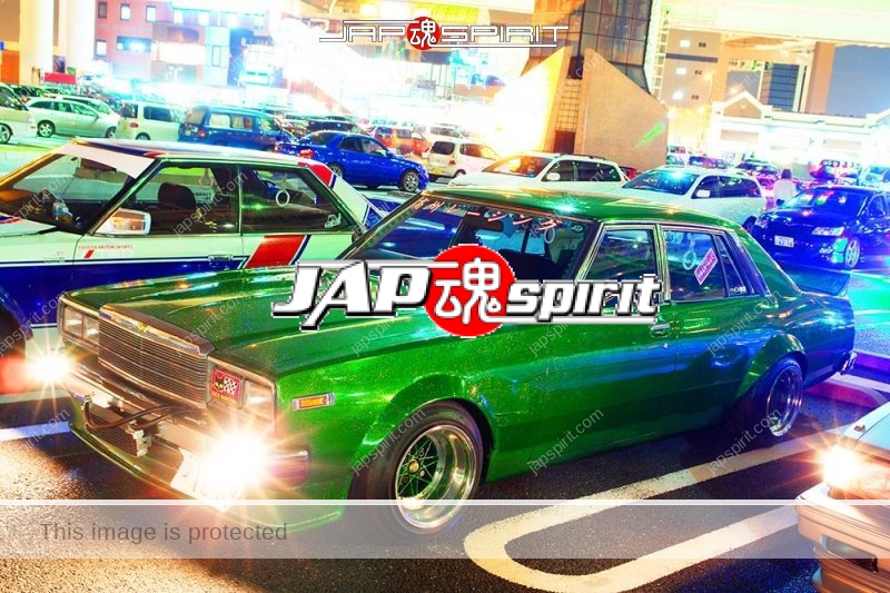 NISSAN Laurel 3rd x230 Zokusha style green color over fender team Takasu racing (4)