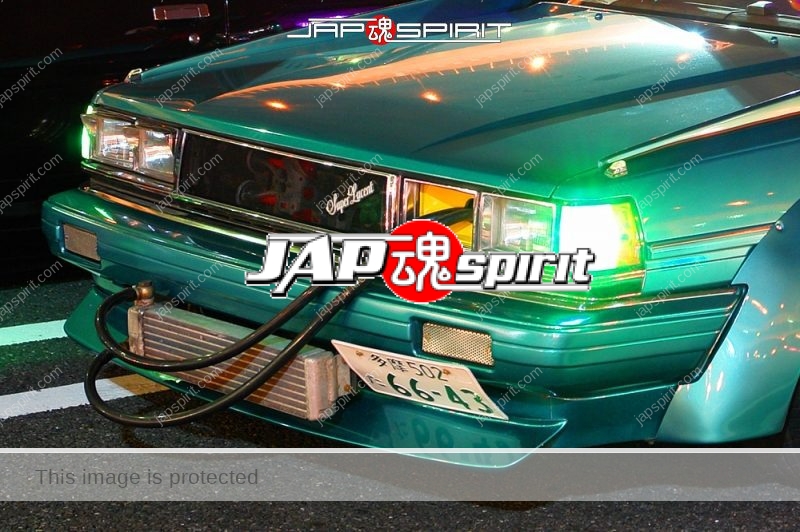 TOYOTA Cresta x70 Zokusha style grean color very wide over fender team Ribbon racing (2)