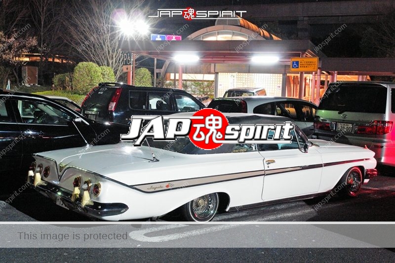 CHEVrolet Impala 2nd lowrider style white color at Moriya PA