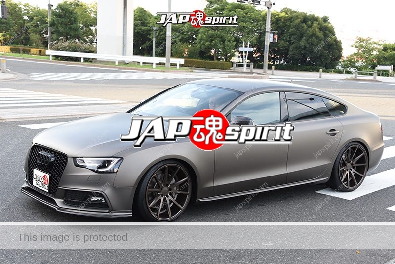 Stancenation 2016 Audi A7 Sports back hellaflush mat grey at odaiba 1