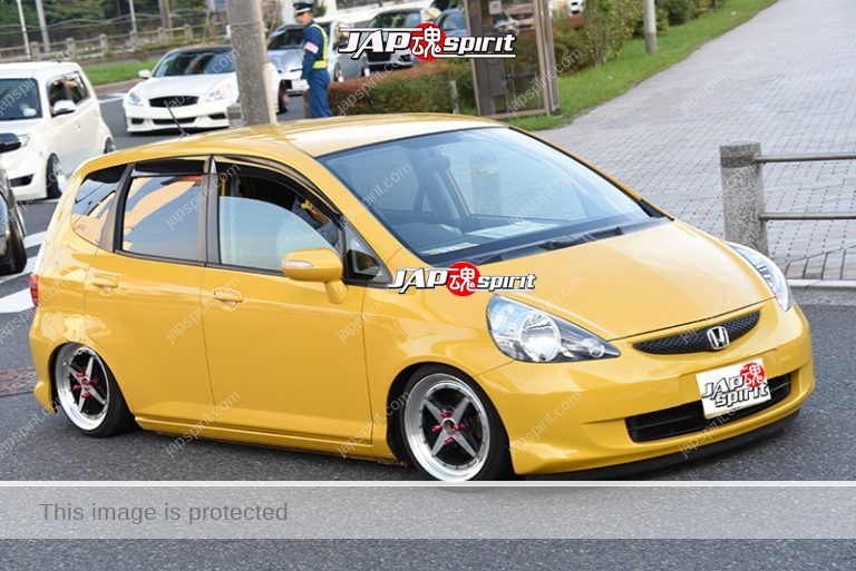 Stancenation 2016 Honda Fit Hellaflush Yellow Body At Odaiba Jap Spirit