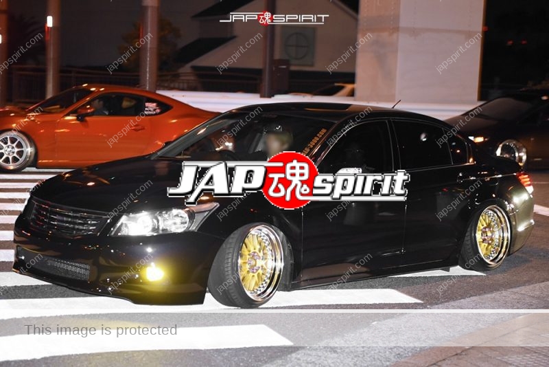 Stancenation 2016 Honda Inspire CP3 VIP style black at Odaiba