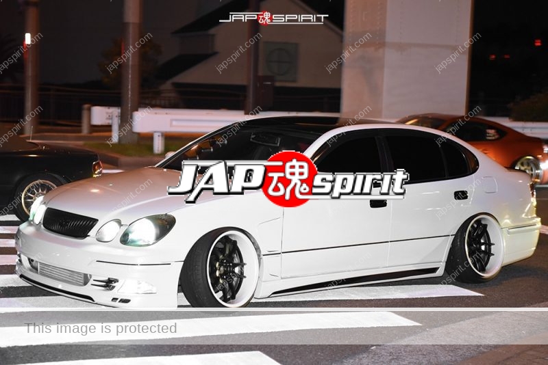 Stancenation 2016 Lexus GS JZS16 VIP style white color at odaiba