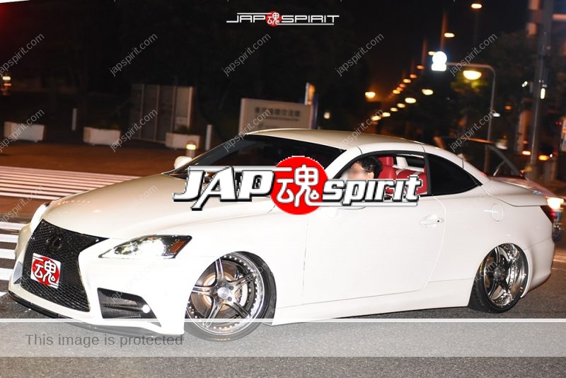 Stancenation 2016 Lexus IS ASE30 white color at odaiba