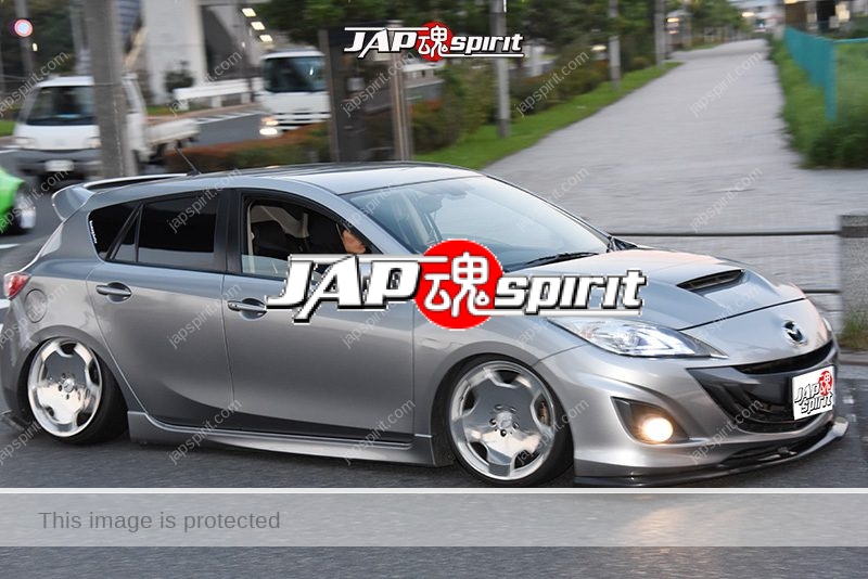 Stancenation 2016 MAZDA AXELA Mazda3 hellaflush at Odaiba
