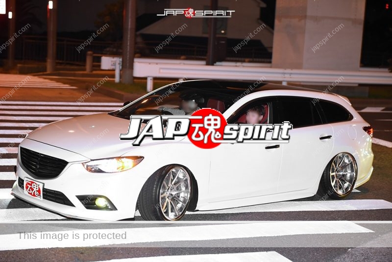 Stancenation 2016 Mazda Atenza GJ Wagon hellaflush white at odaiba