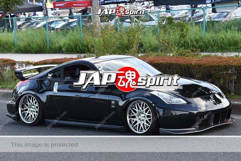 Stancenation 2016 Nissan Fairlady Z33 black body spoiler custom at odaiba