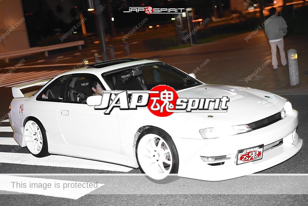Stancenation-2016-Nissan-Silvia-S14-white-body-white-wheel-at-odaiba-01