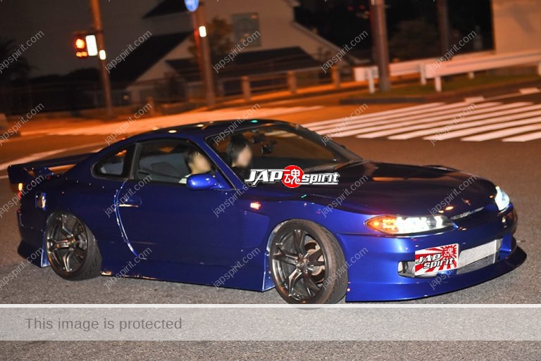 Stancenation 2016 Nissan silvia S15 hellaflush blister fender blue body ...