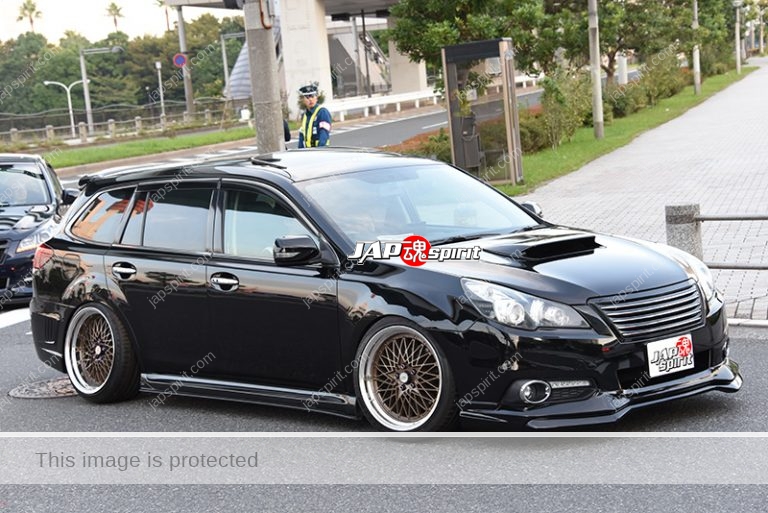 Stancenation 2016 Subaru Legacy 5th touring wagon hellaflush black body ...