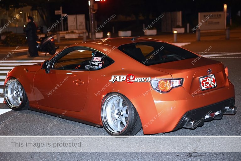 Stancenation 2016 Toyota Gt86 Orange Hellaflush Style At Odaiba Jap