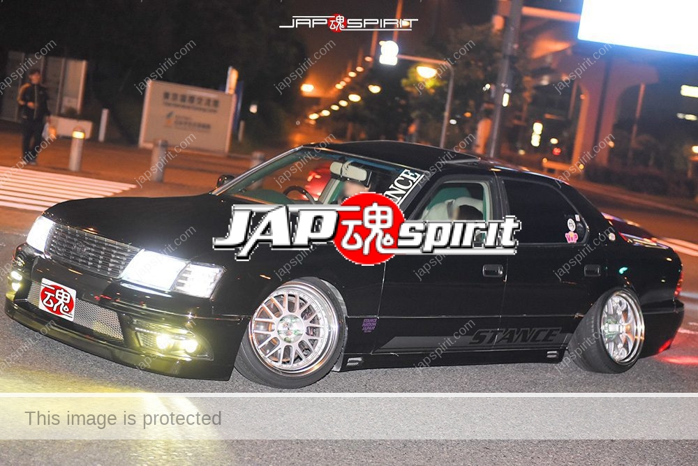 Stancenation 2016 Toyota Cerlsior UCF1 VIP hellaflush blackcmber at Odaiba
