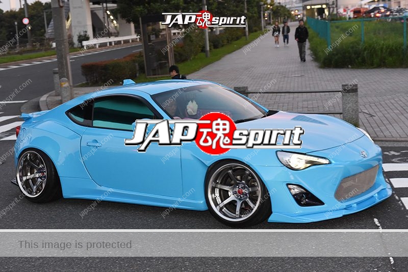 Stancenation 2016 Toyota GT86 hellaflush works fender light blue body at odaiba 1